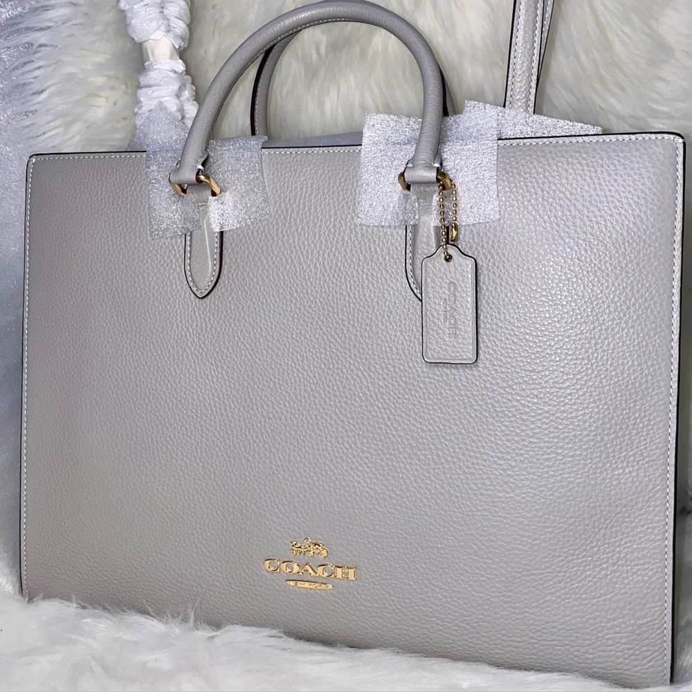 Coach 🩶 Maggie leather purse Tote bag New with tags